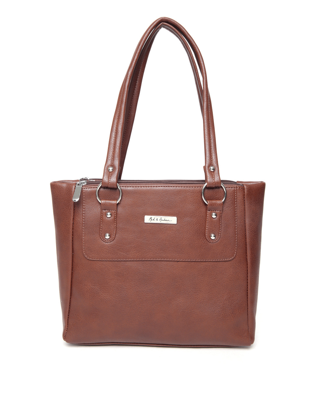 Buy Mast & Harbour Brown Solid Shoulder Bag Handbags for Women