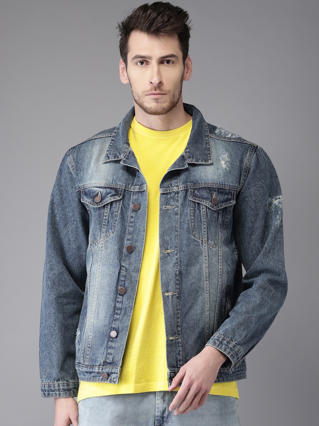 mens jackets on myntra
