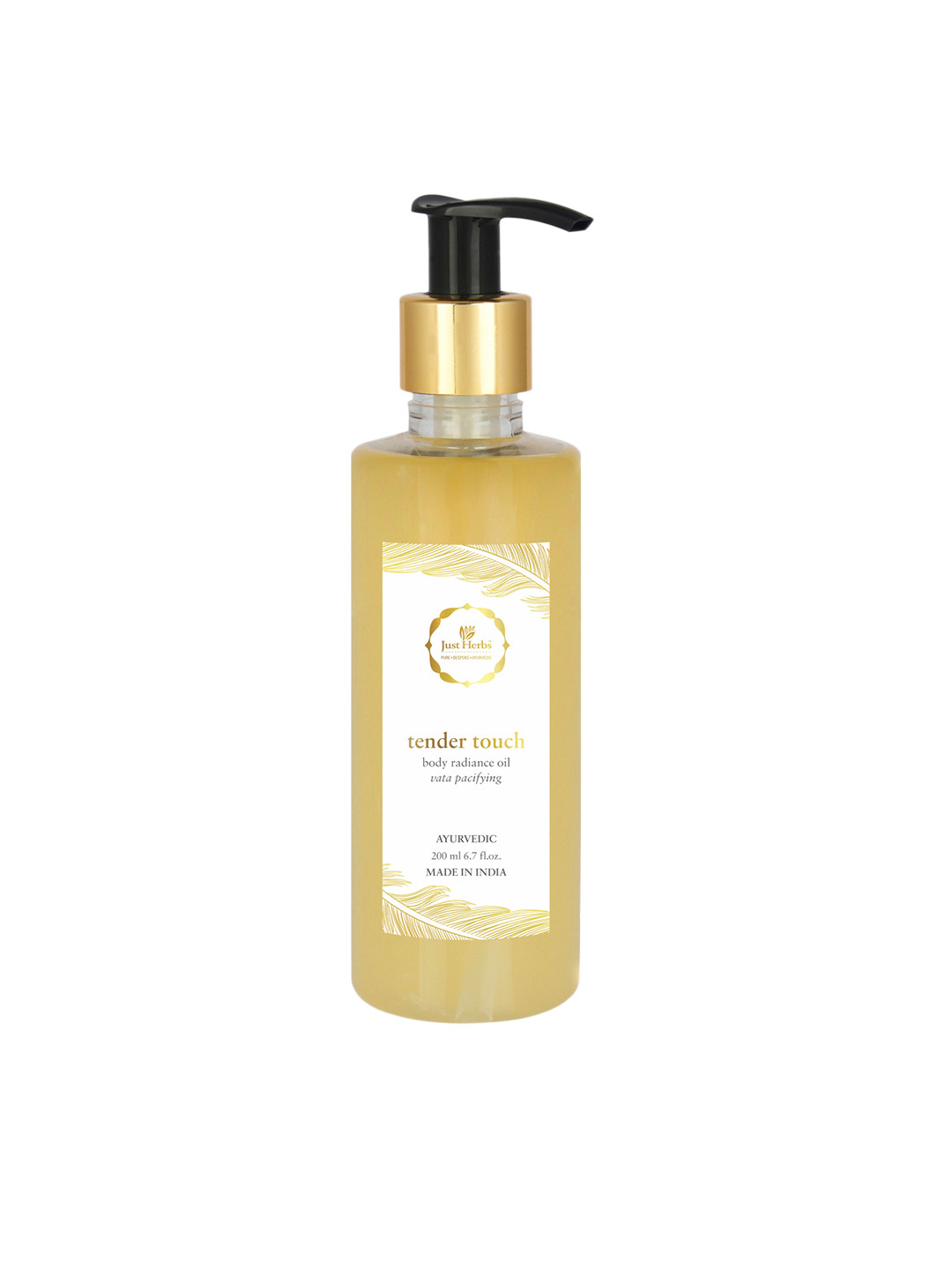 Buy Just Herbs Unisex Tender Touch Body Radiance Oil 200 Ml Body Oil