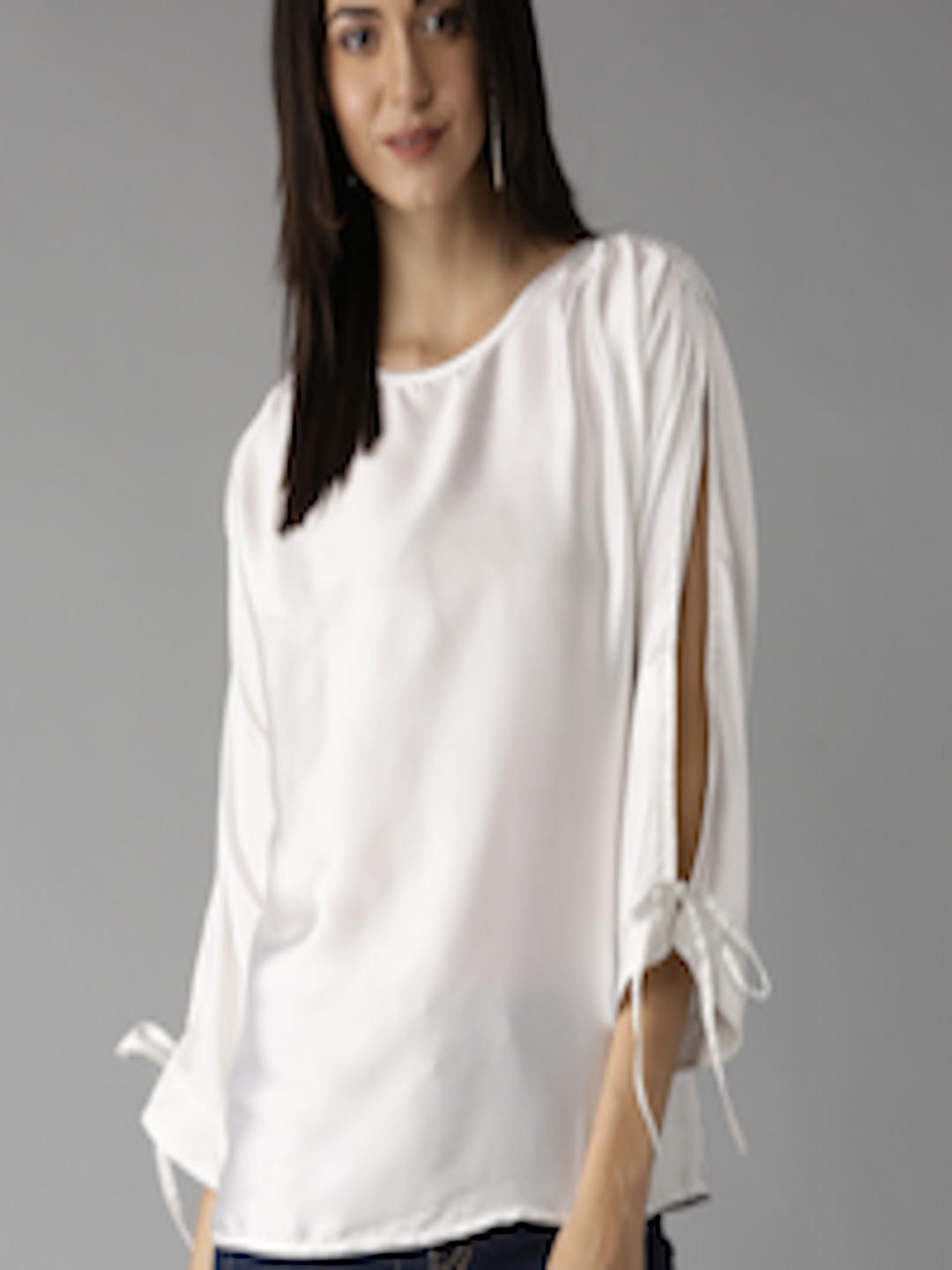 Buy Moda Rapido Women White Solid Top - Tops for Women 2377556 | Myntra