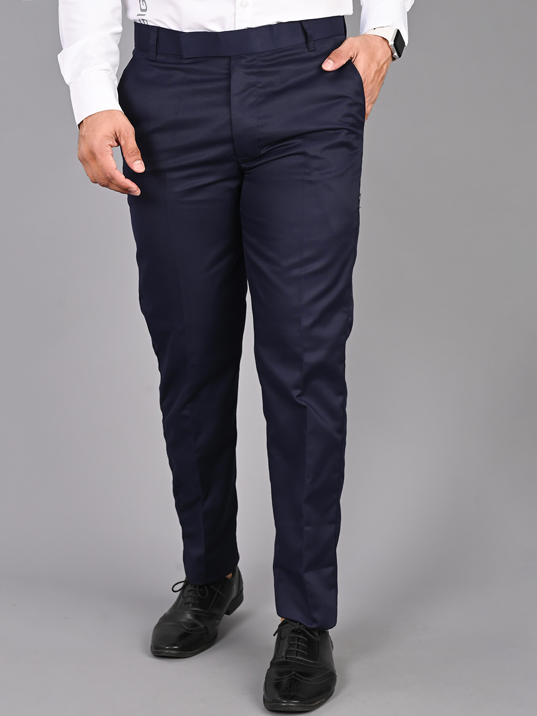 Buy FUBAR Men Easy Wash Formal Trousers Trousers for Men 23776864