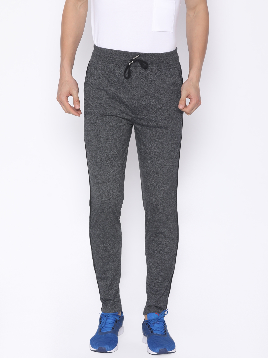 charcoal track pants