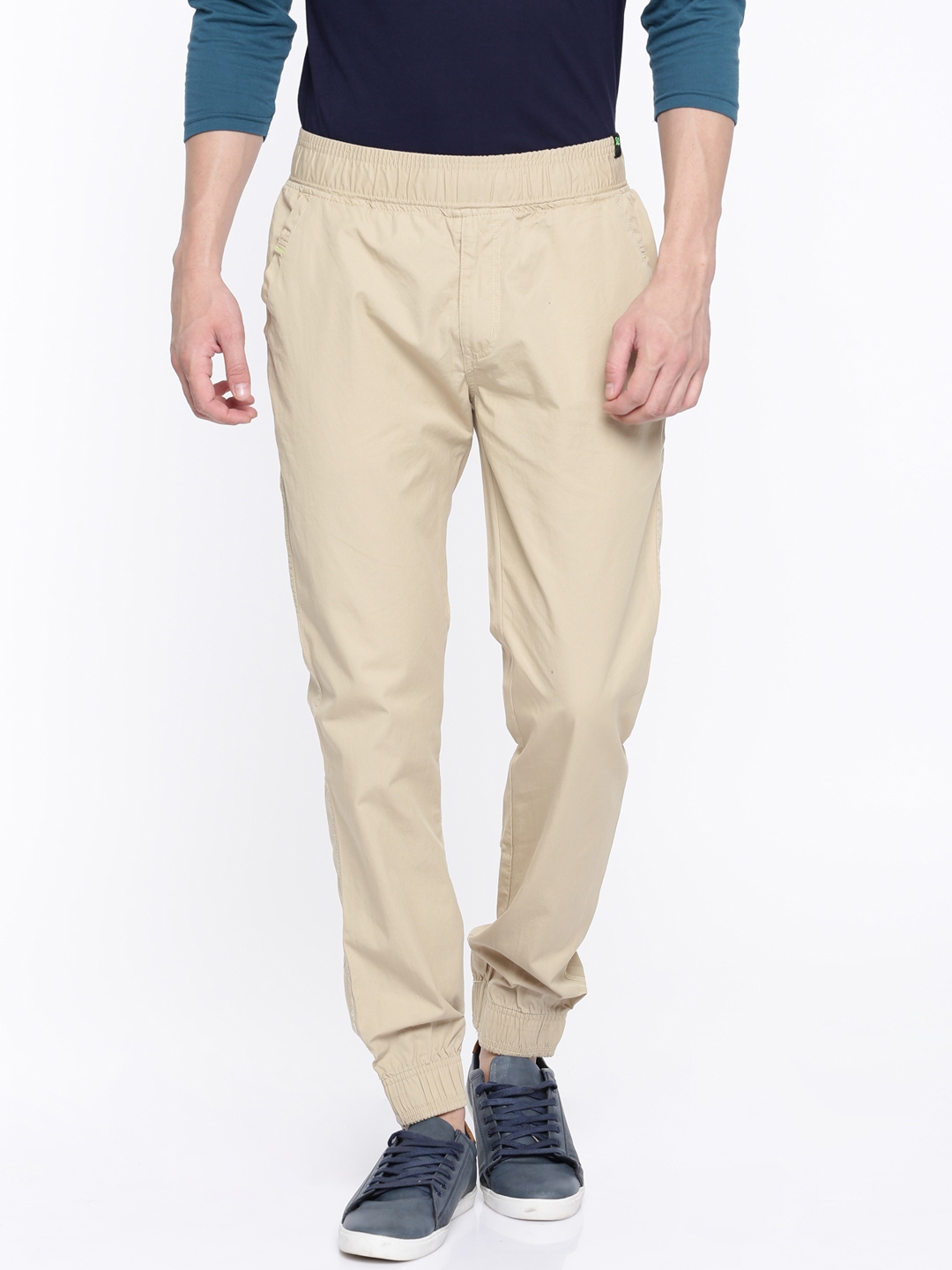 cream color joggers
