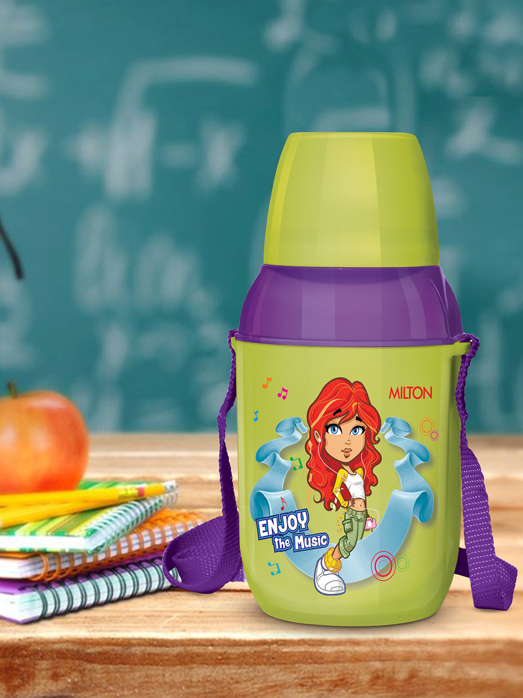 Milton Kool Rio Buy Milton Kool Kid 450 Green Insulated Water Bottle With Belt & Straw ...