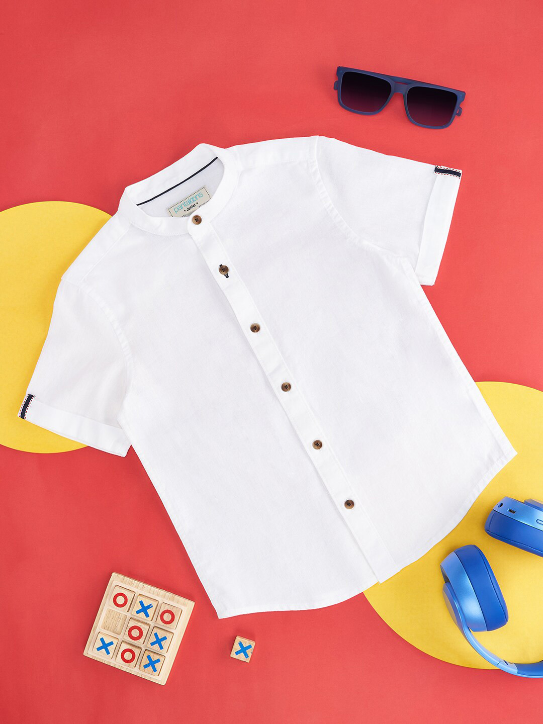 Buy Pantaloons Junior Boys Band Collar Cotton Casual Shirt Shirts for