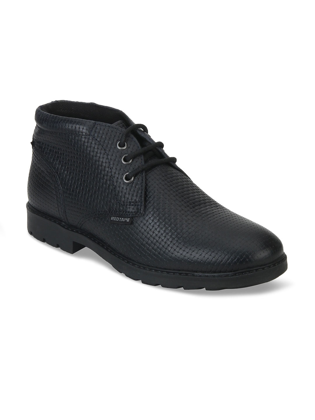 red tape mid top flat boots
