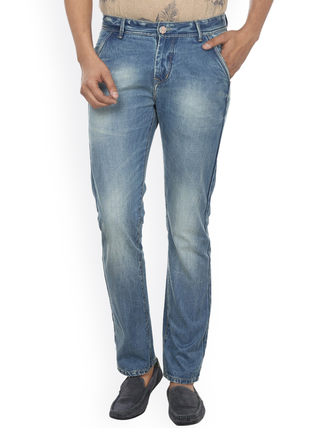 light blue jeans men's regular fit