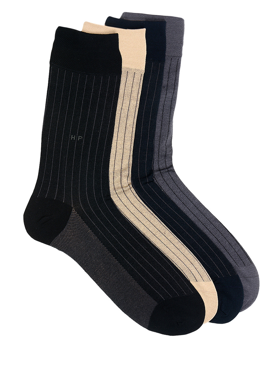 Buy Hush Puppies Men Pack Of 4 Calf Length Socks Socks for Men