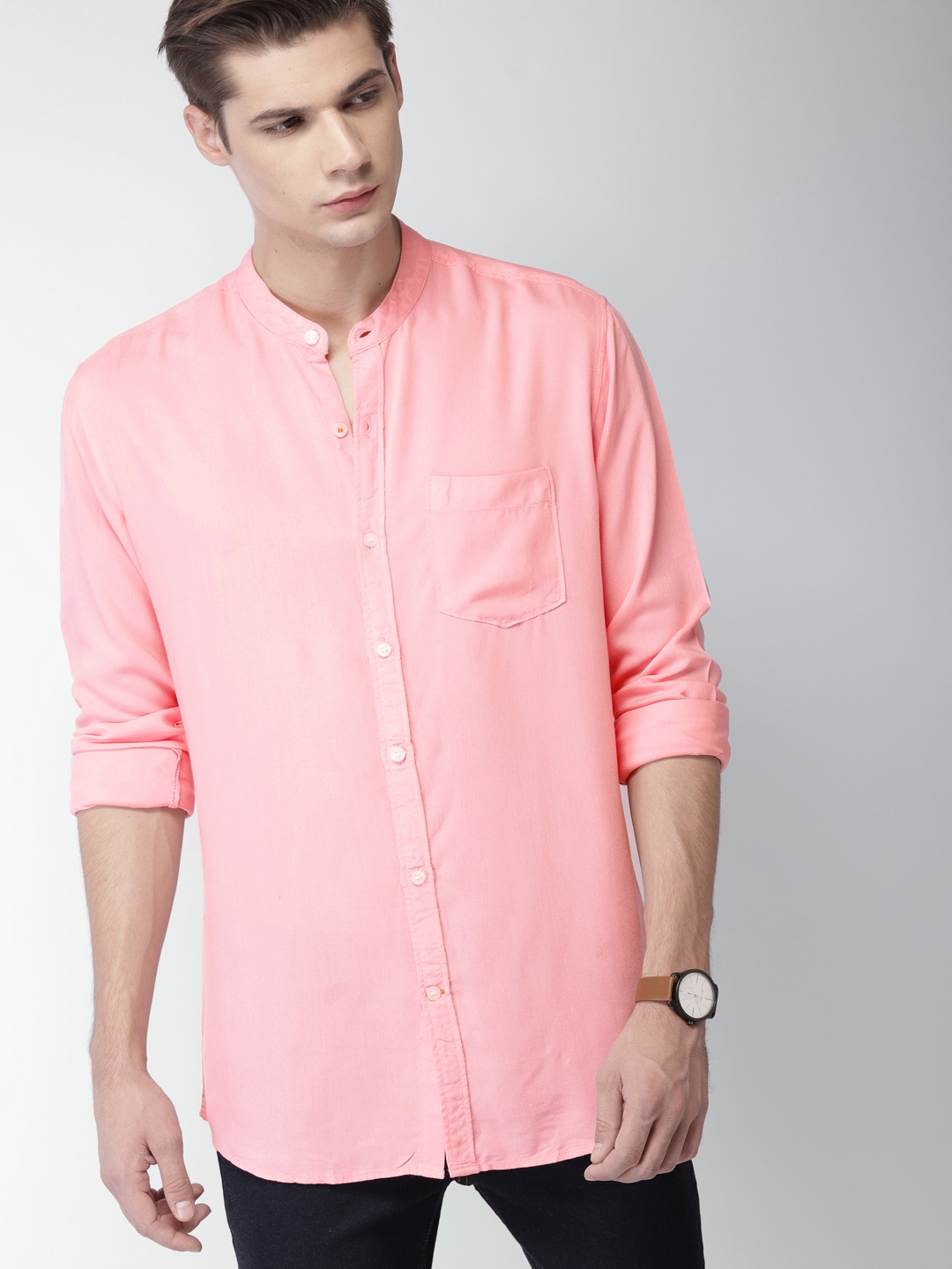 mast and harbour pink shirt