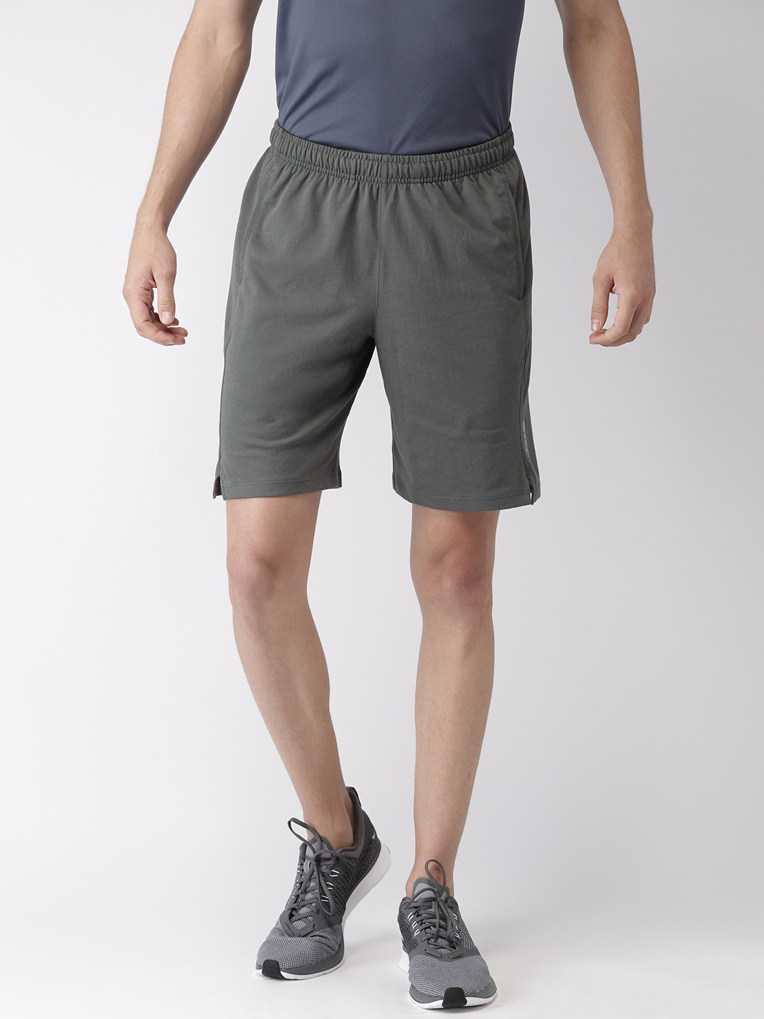 Buy 2GO Men Charcoal Grey Yoga Shorts Shorts for Men 2385073 Myntra