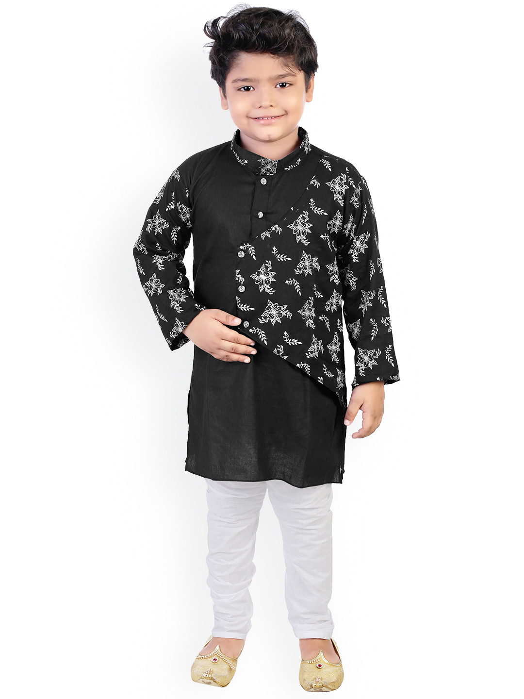 Boys Festive & Party Sherwani and Churidar Set (pack of 2) main image 1