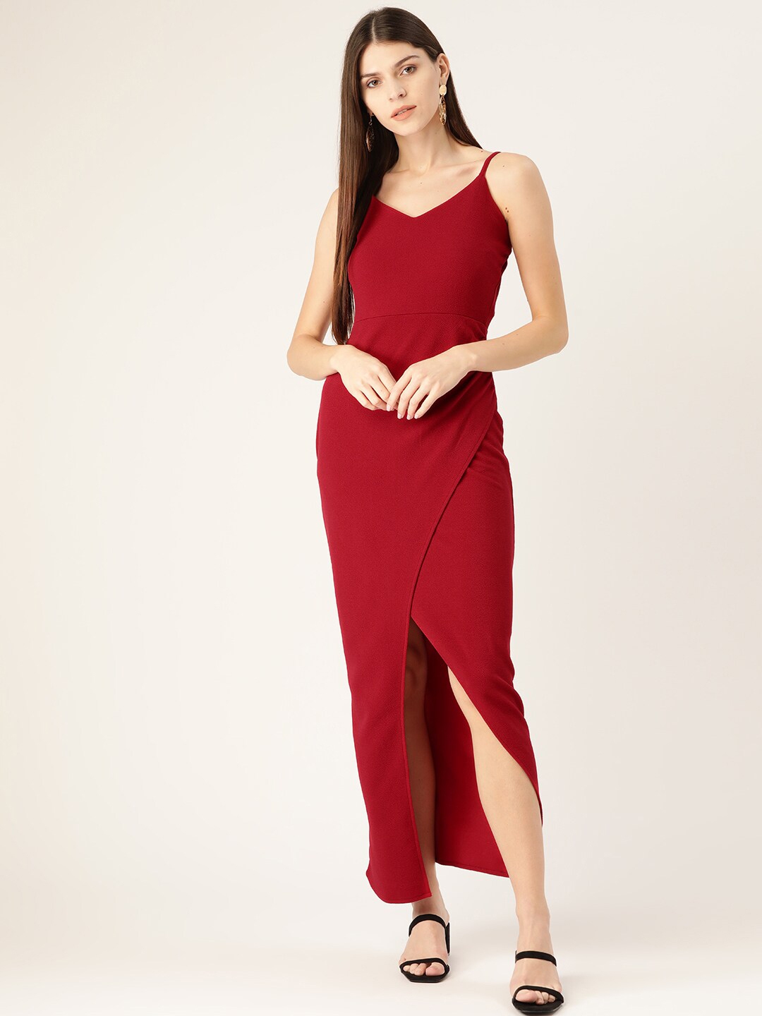 Buy Trend Arrest Shoulder Straps Maxi Dress - Dresses for Women ...