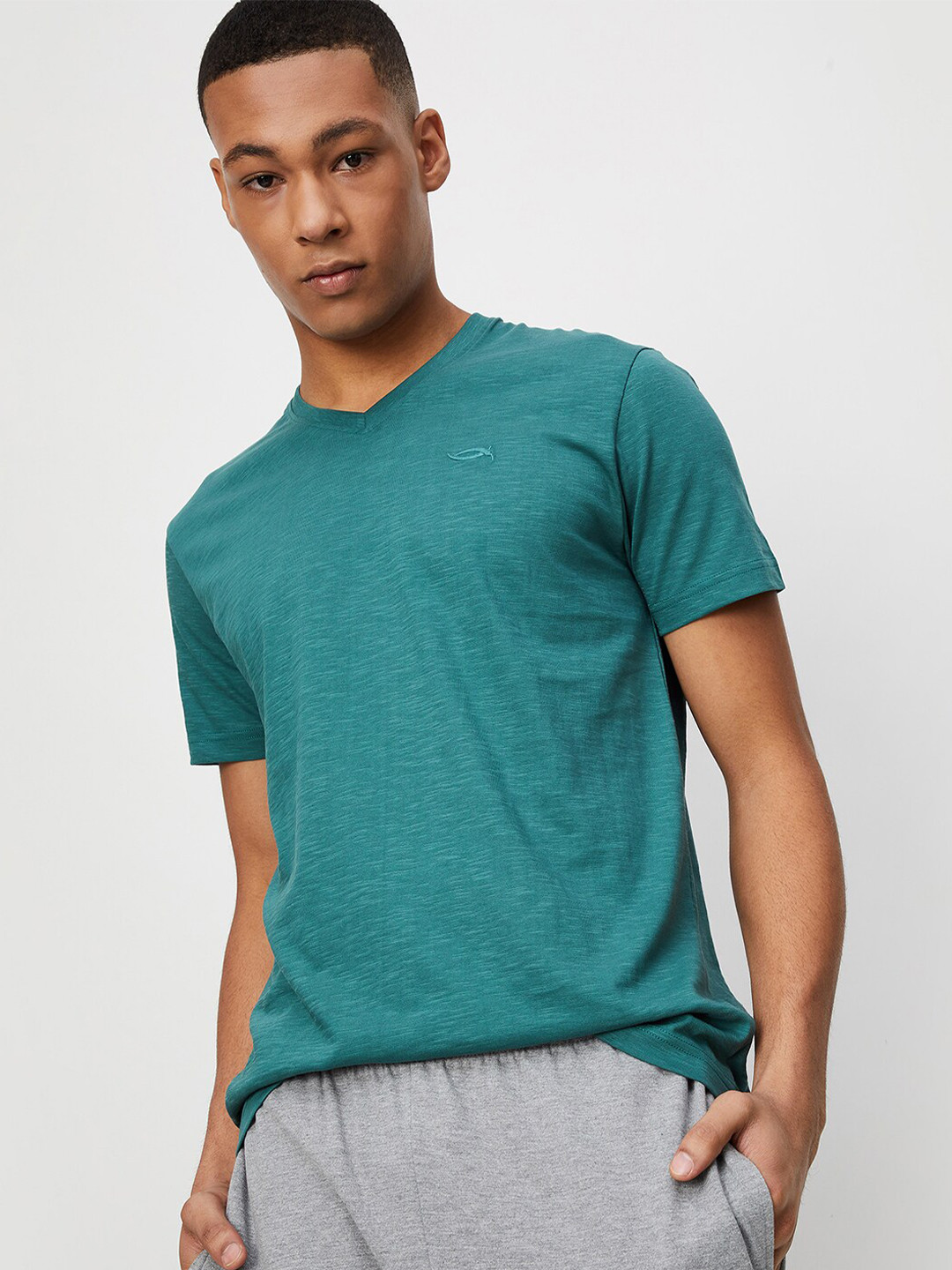 Buy Max V Neck Cotton T Shirt - Tshirts for Men 23861352 | Myntra