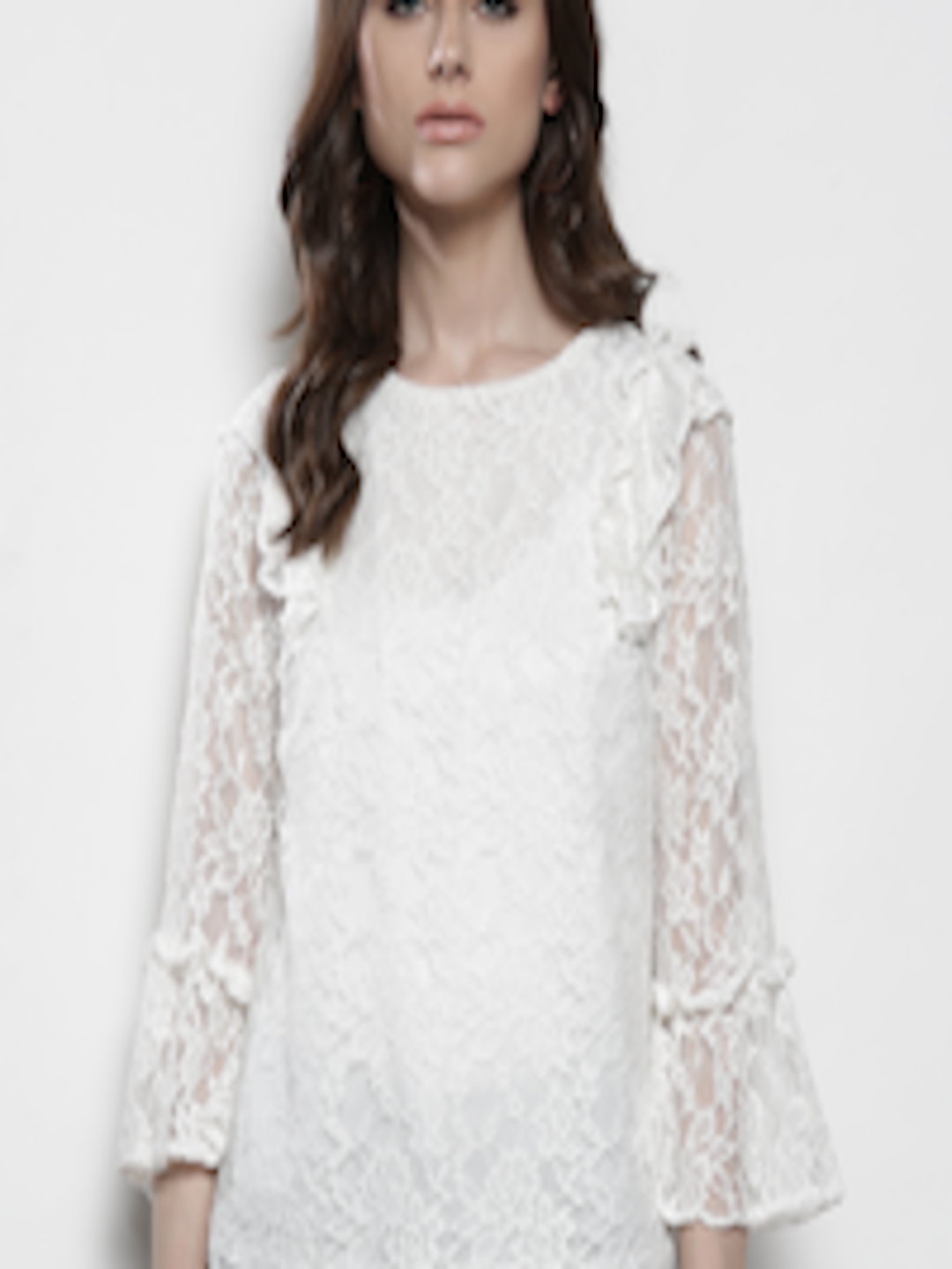 Buy DOROTHY PERKINS Women White Lace Top - Tops for Women 2386539 | Myntra