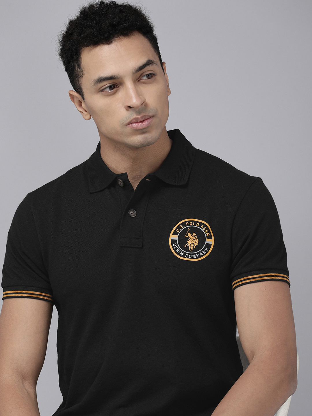 Buy U.S. Polo Assn. Denim Co. Polo Collar Regular Fit Casual T Shirt