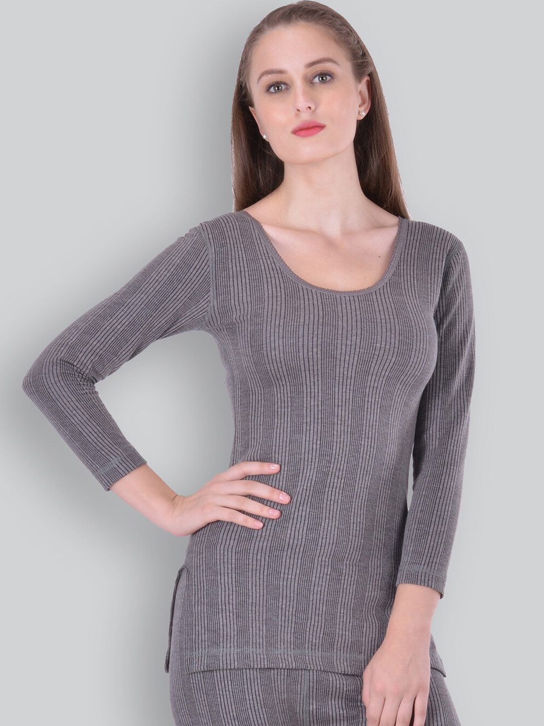 Buy INFERNO Striped Cotton Thermal Top Thermal Tops for Women 23870792 Myntra