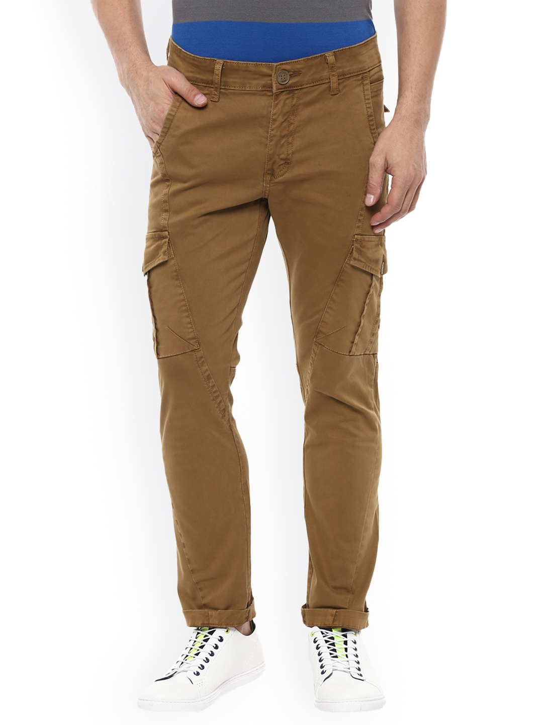 brown cargos mens