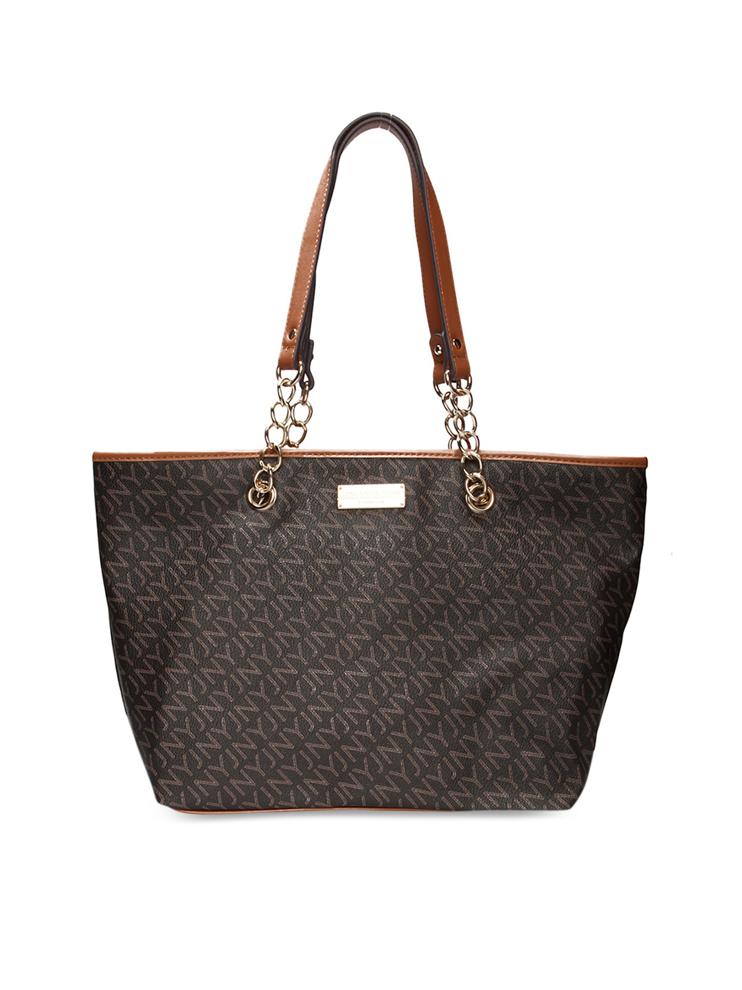 Buy Jones New York Brown Printed Tote Bag Handbags for Women 2388393