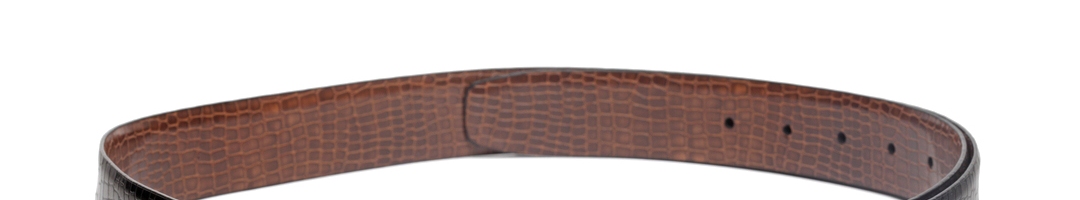 Buy Louis Philippe Men Black & Brown Leather Textured Reversible Belt - Belts for Men 2388453 ...