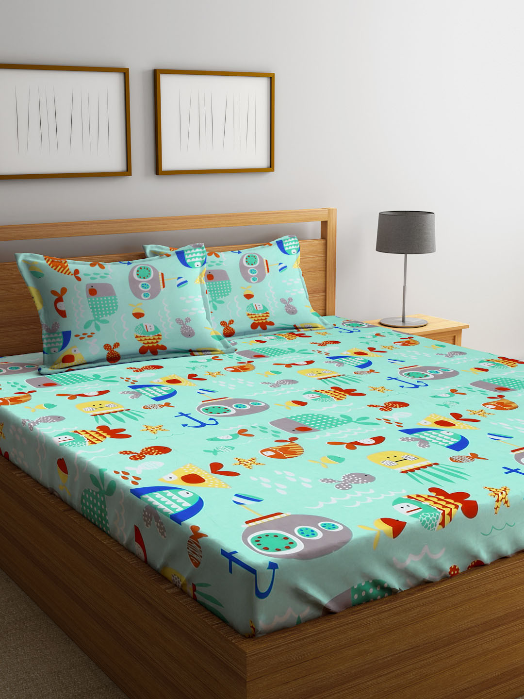 Buy Home Sizzler Kids Assorted Cartoon Characters Microfibre 210TC