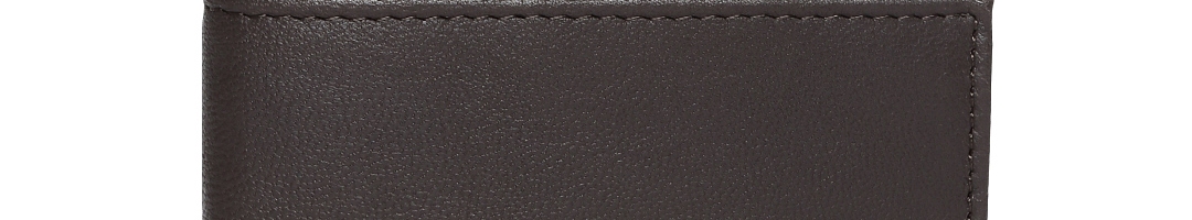 Buy Louis Philippe Men Brown Genuine Leather Two Fold Wallet - Wallets ...