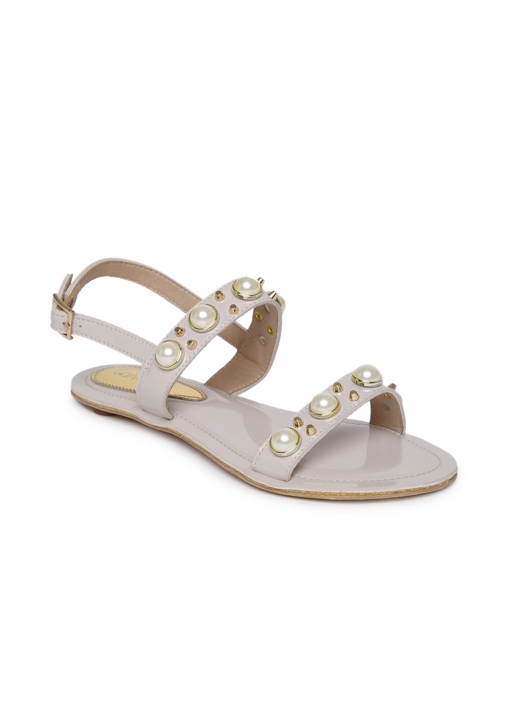 open toe flats myntra