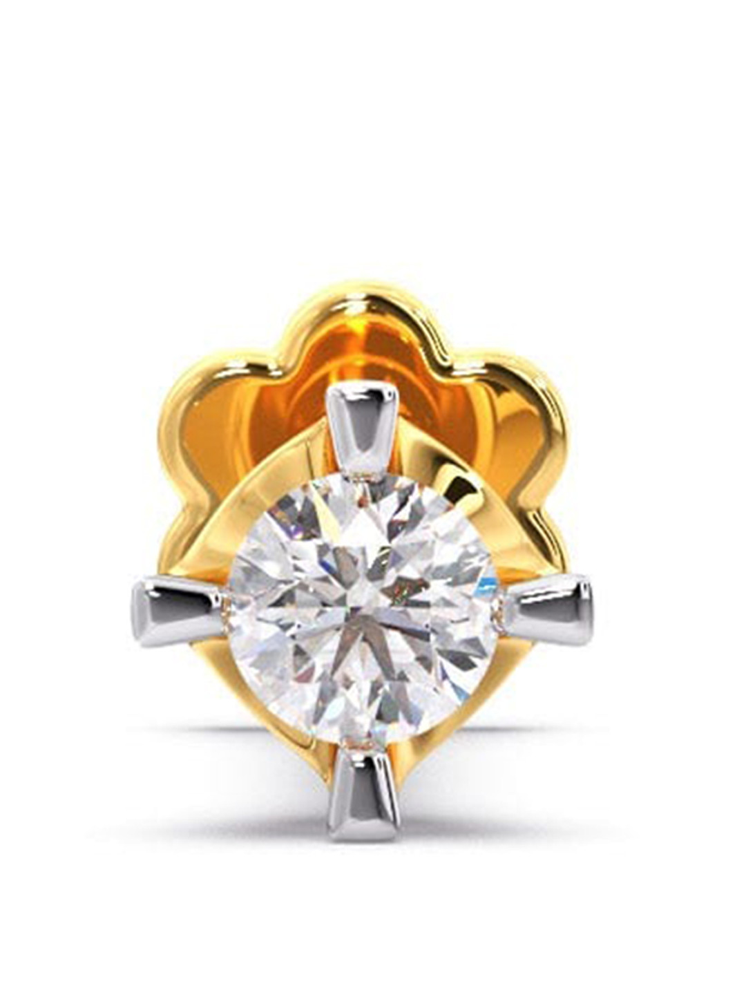 Buy CANDERE A KALYAN JEWELLERS COMPANY 18KT Gold CZ Gemstone Studded