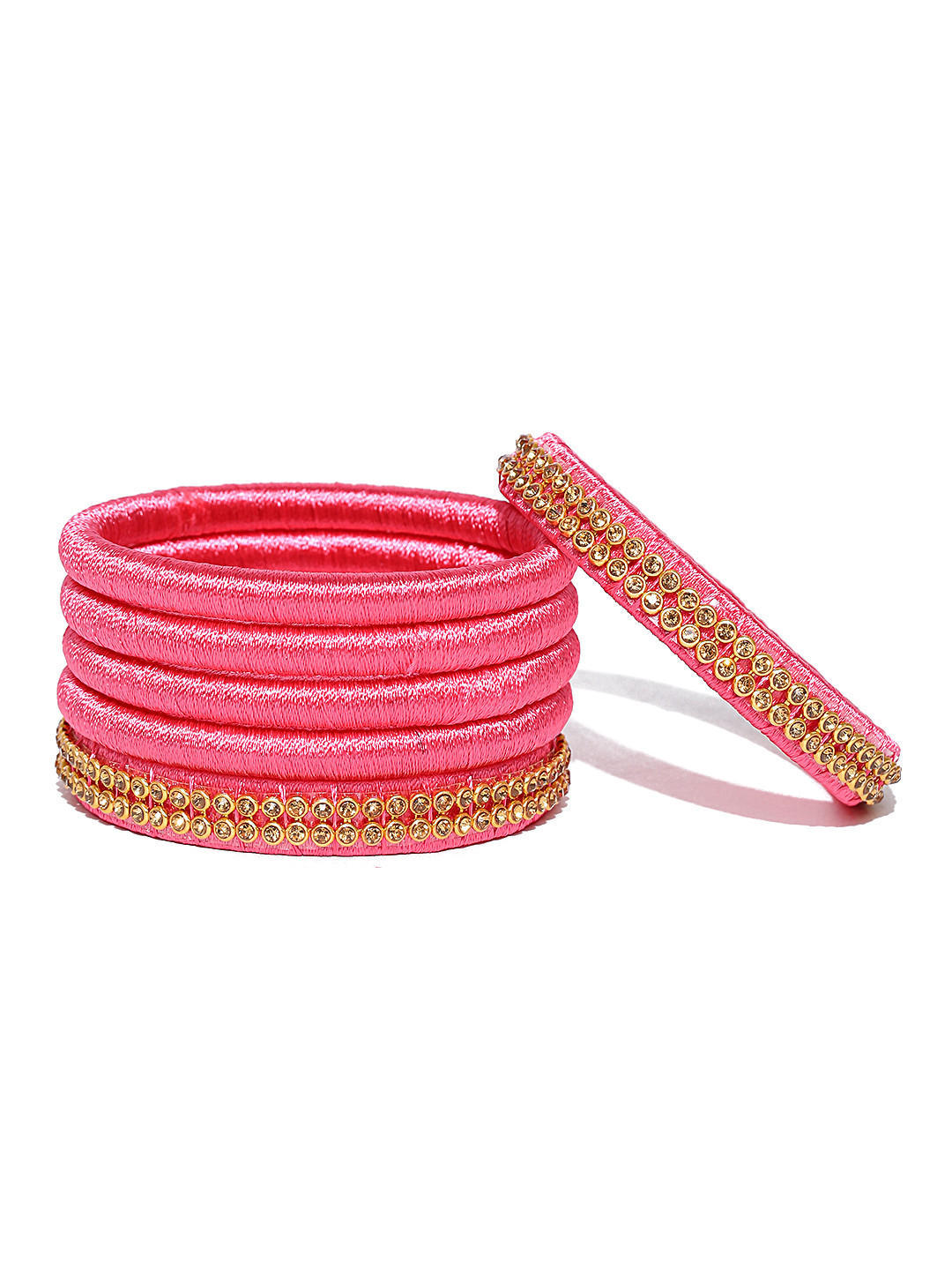 plain pink bangles