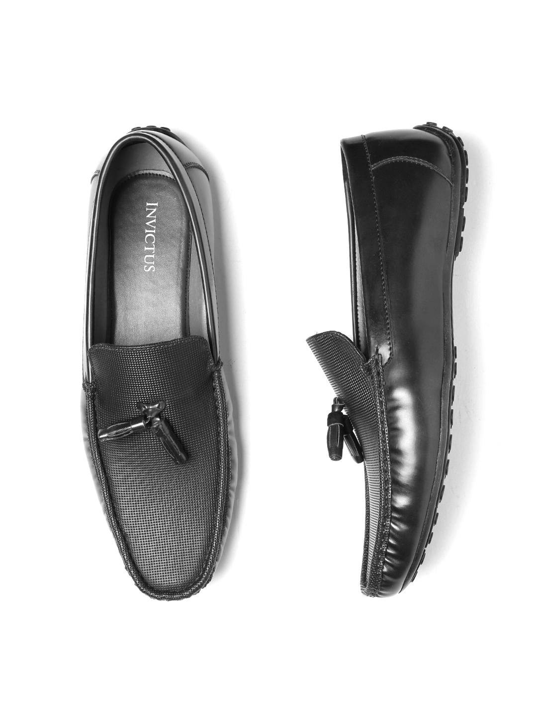 invictus black formal shoes