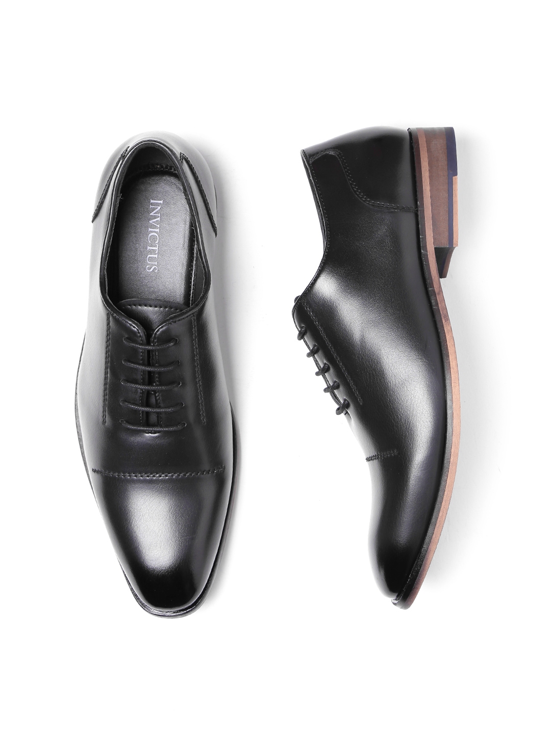 invictus black formal shoes
