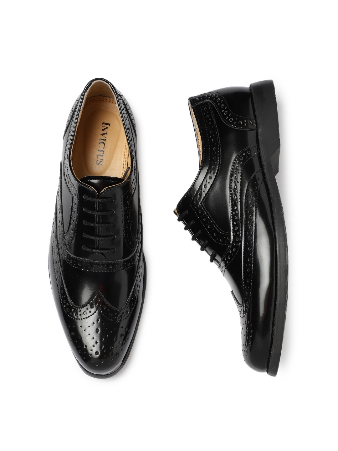 invictus black formal shoes