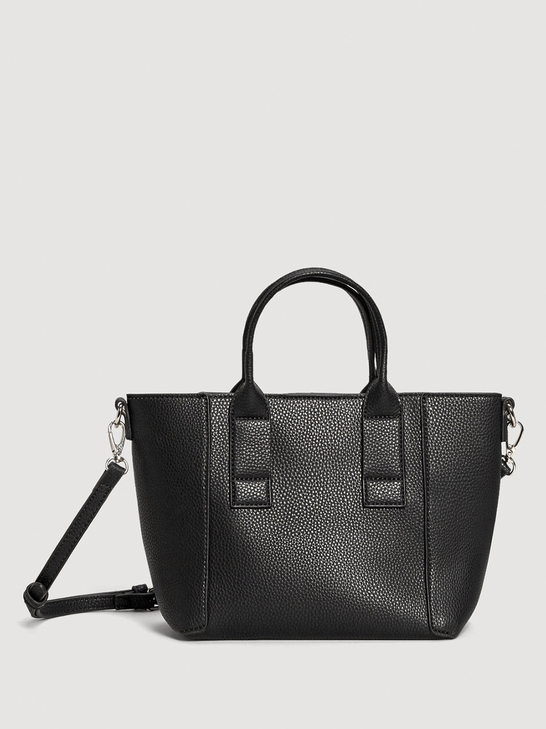 Buy MANGO Black Solid Handbag Handbags for Women 2393405 Myntra
