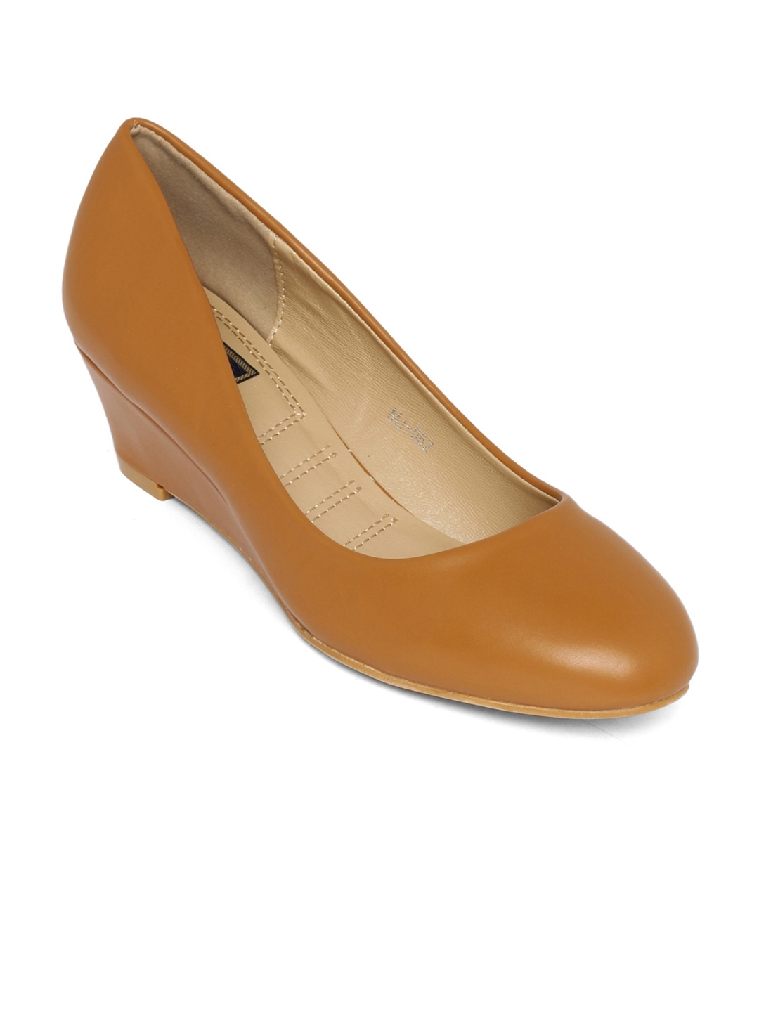 tan pumps flat