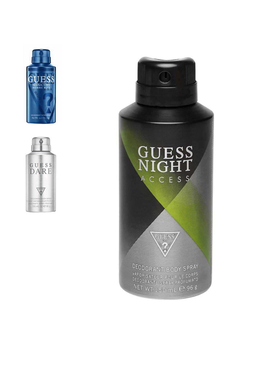 Buy GUESS Men Set Of 3 Deodorants Deodorant for Men 2394552 Myntra
