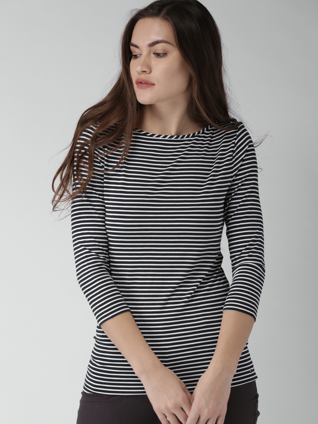 tommy hilfiger striped top womens