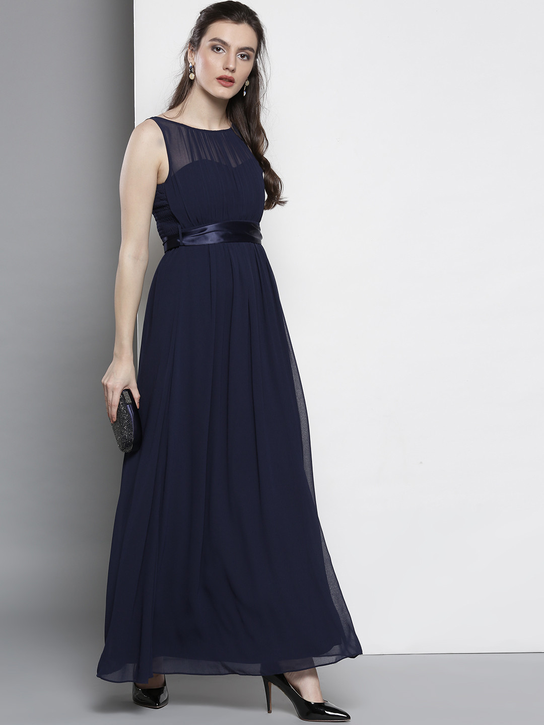 Buy DOROTHY PERKINS Women Navy Solid Maxi Dress Dresses for Women