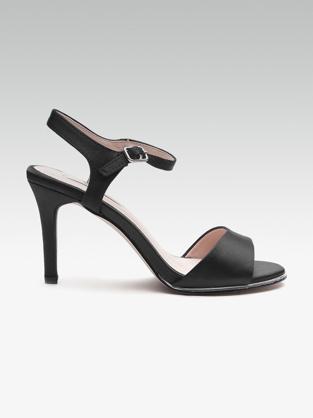 Buy DOROTHY PERKINS Women Black Solid Sandals - Heels for Women 2396926 ...