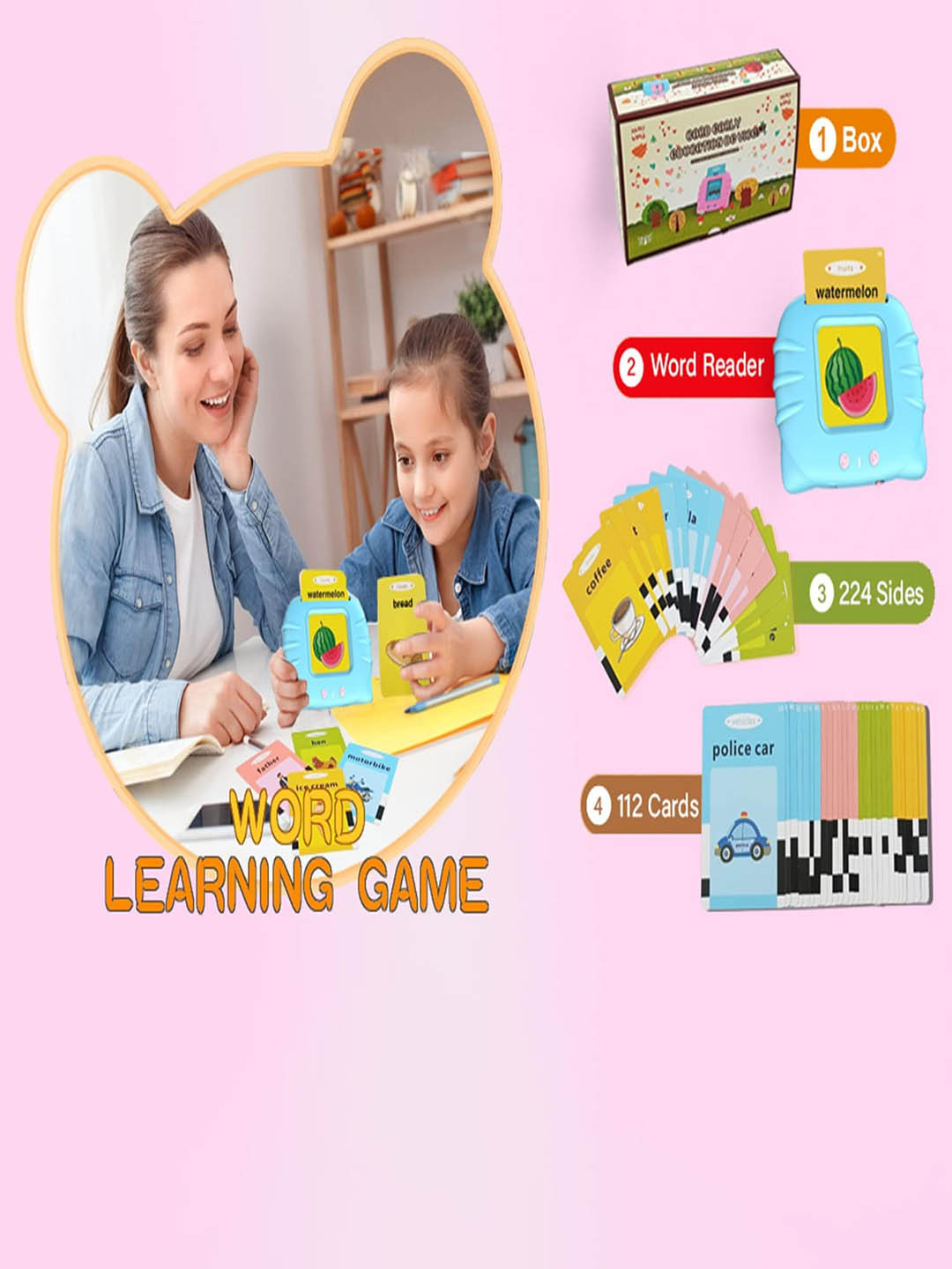 Buy MUREN Kids Talking Early Education Language Learning Device & Sound ...