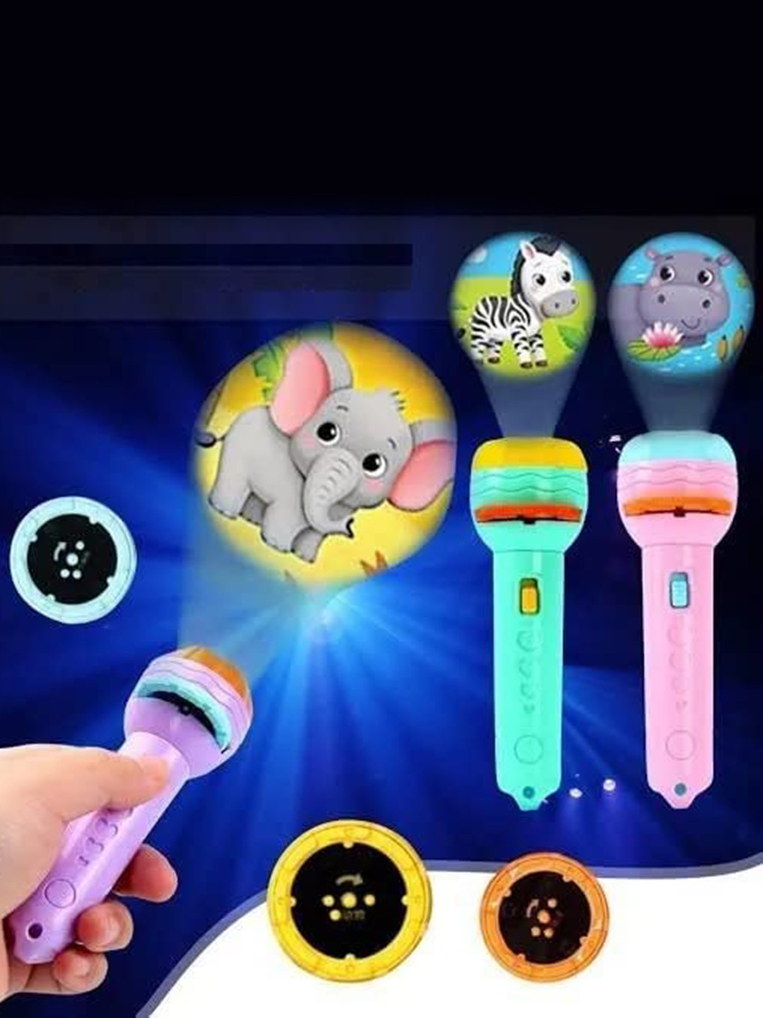 Buy MUREN Kids Mini Projector Flash Light Toy Learning And