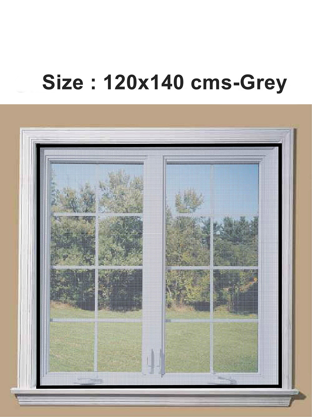 Buy Classic Mosquito Net Grey Self Adhesive Hook Mosquito Net