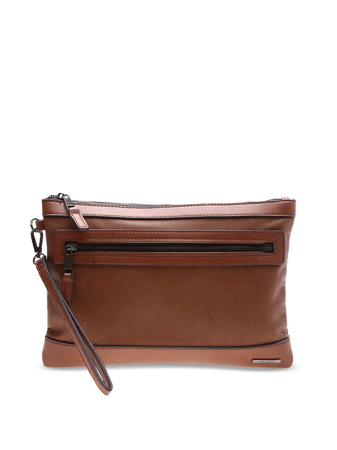 Buy ALDO Men Brown Solid Two Fold Wallet - Wallets for Men 2398724 | Myntra