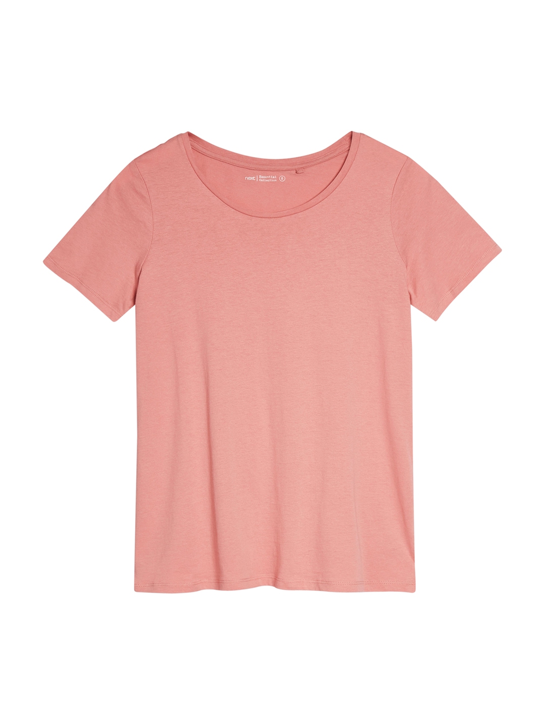 Buy Next Women Pink Solid Round Neck T Shirt - Tshirts for Women ...