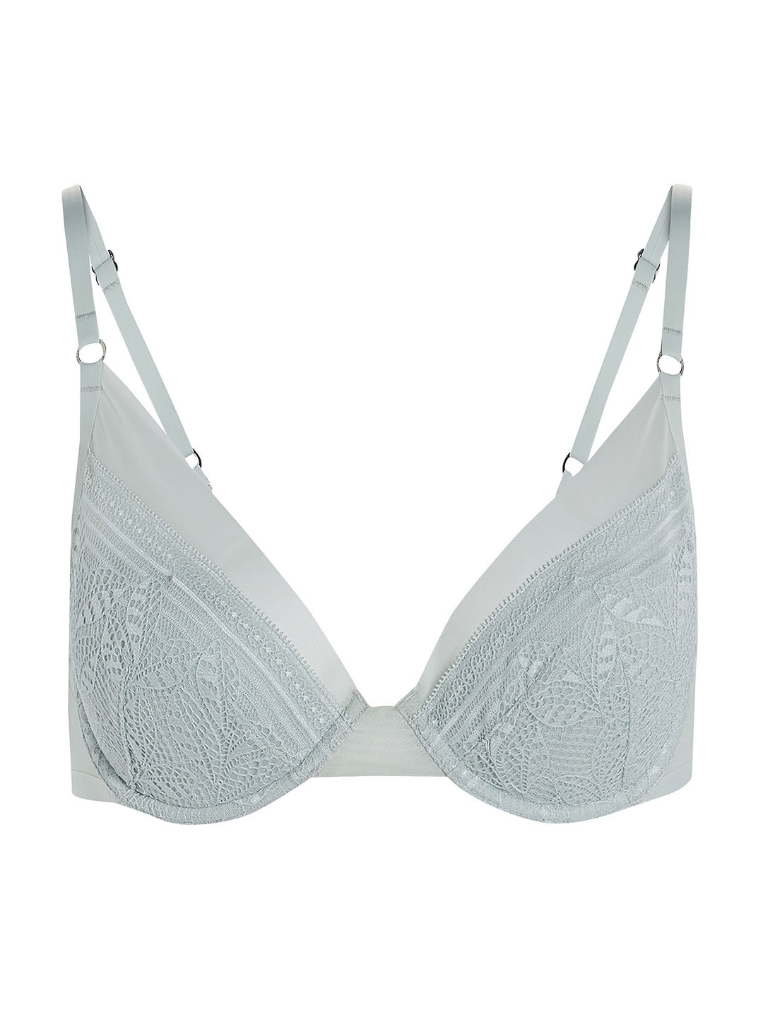 Buy Next Grey Solid Underwired Non Padded Bra Bra for
