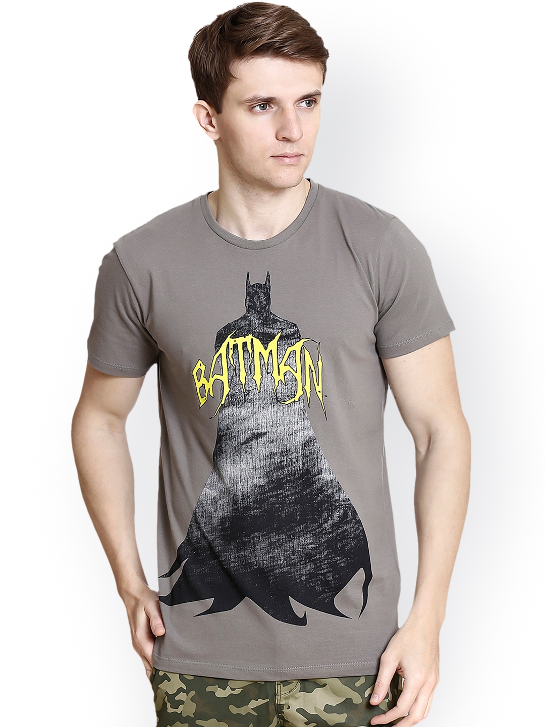Buy Batman Featured Grey Tshirt For Men - Tshirts for Men 2399529 | Myntra
