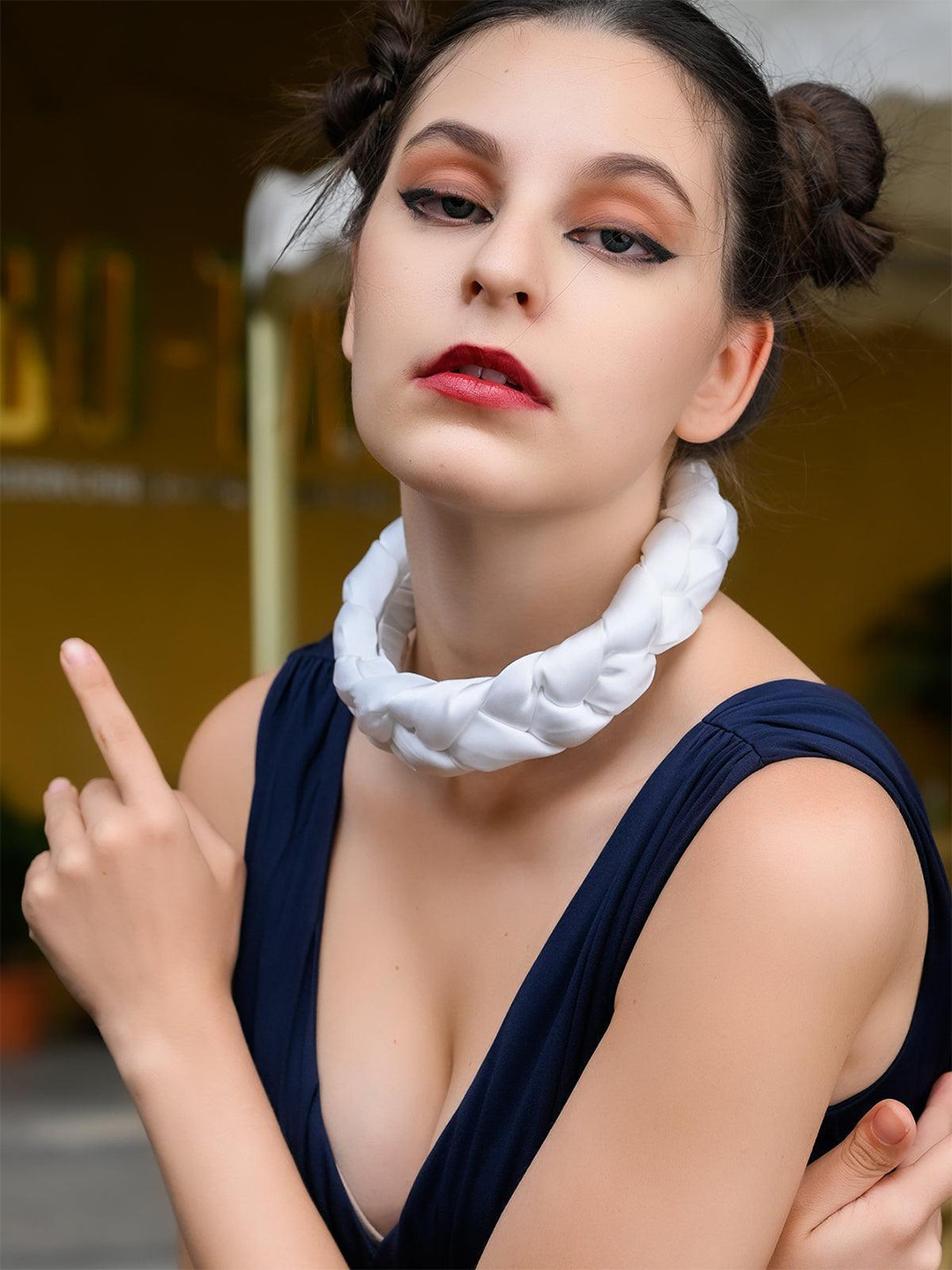 odette driverina braided flat