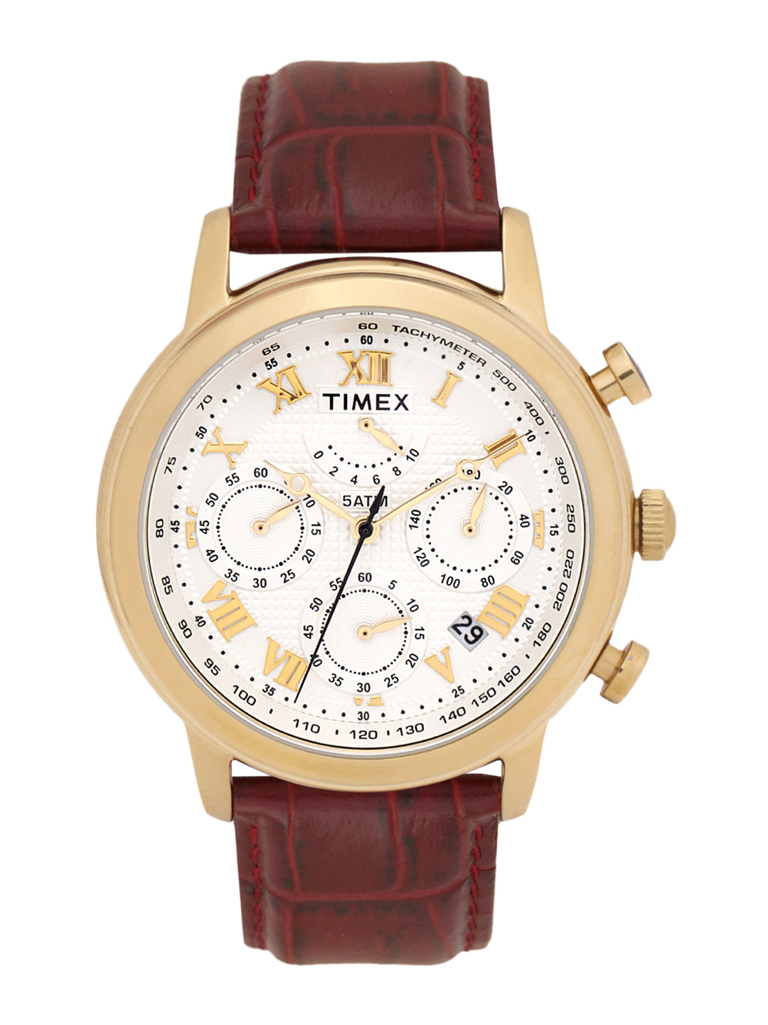 Buy Timex Men Silver Toned Analogue Watch TWEG15805 Watches for Men
