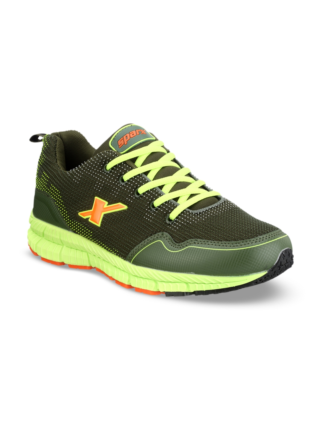 sparx olive green canvas shoes
