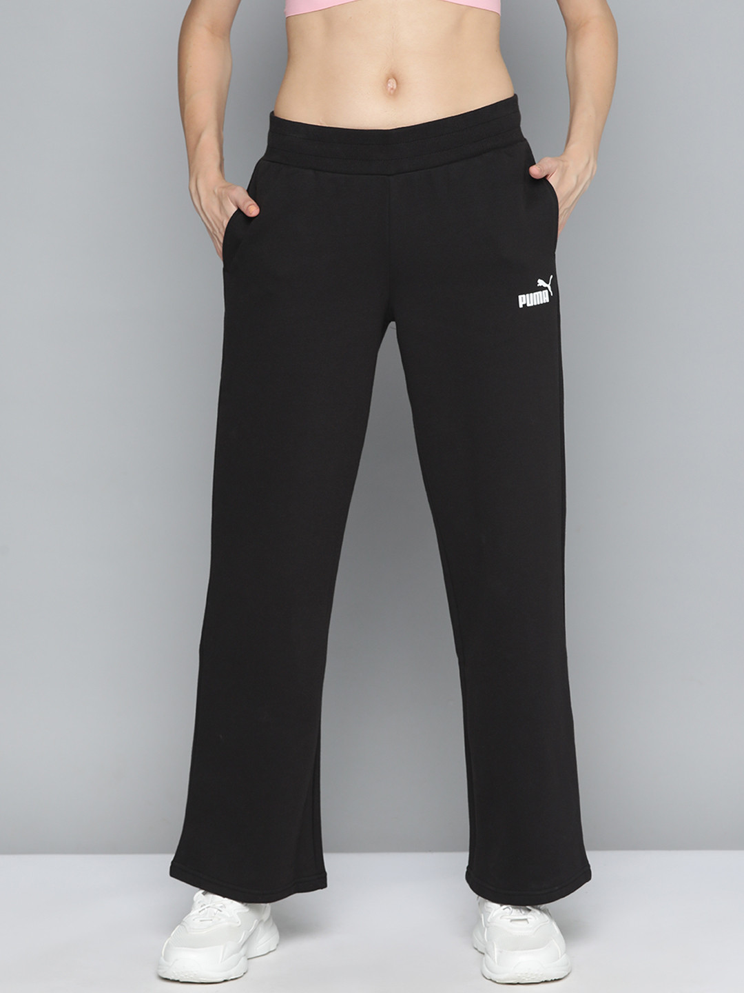 Women's Tracksuit Puma Straight Leg Sweat S Black