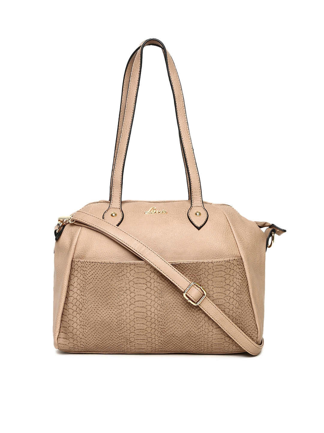 Buy Lavie Beige Textured Shoulder Bag Handbags for Women 2407494 Myntra