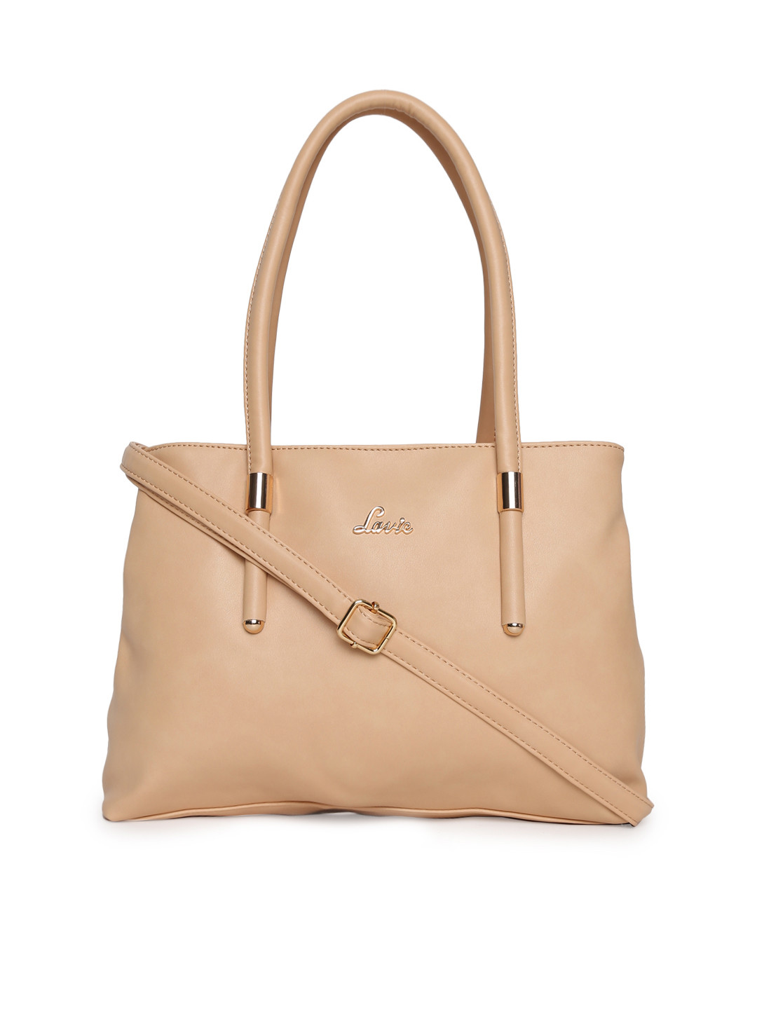 Buy Lavie Beige Solid Shoulder Bag Handbags for Women 2407510 Myntra